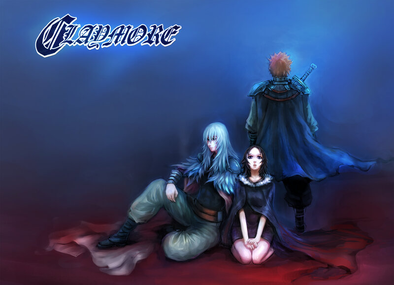 Three Characters in Dark Cloaks