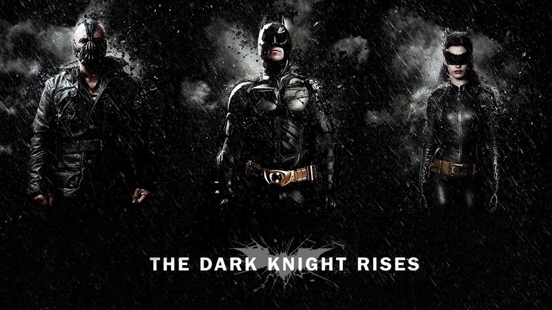 Three Characters in Dark Costumes — Black