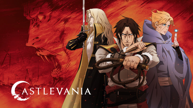 Three Characters in Dramatic Pose