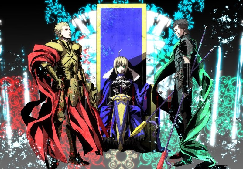 Three Characters in Fantasy Armor