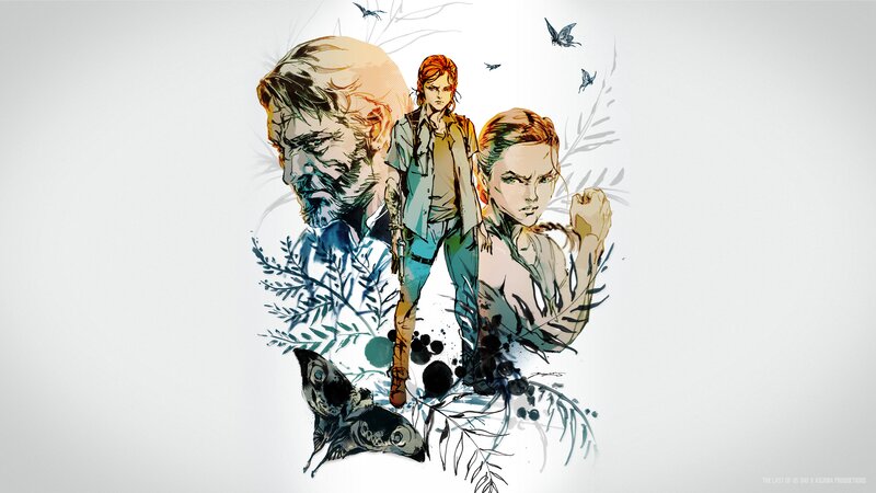 Three Characters in Foliage