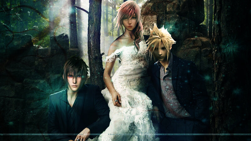 Three Characters in Forest