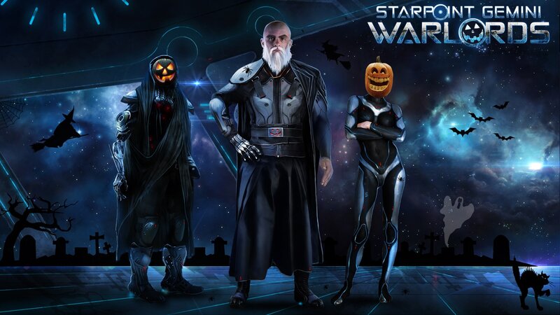Three Characters in Halloween Costumes