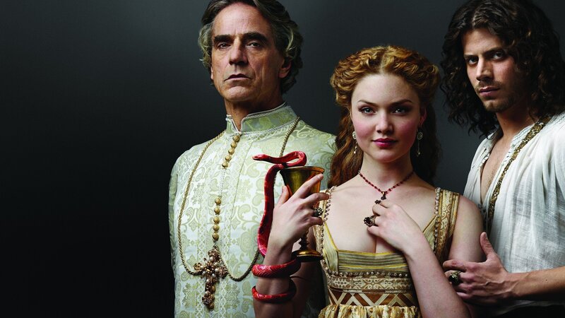Three characters in historical attire