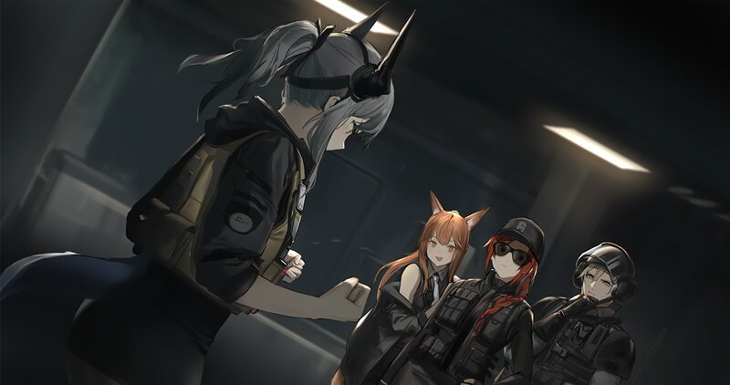Three Characters in Tactical Gear — Black
