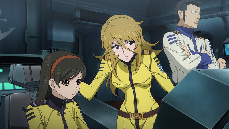 Three Characters in Uniform — Yellow