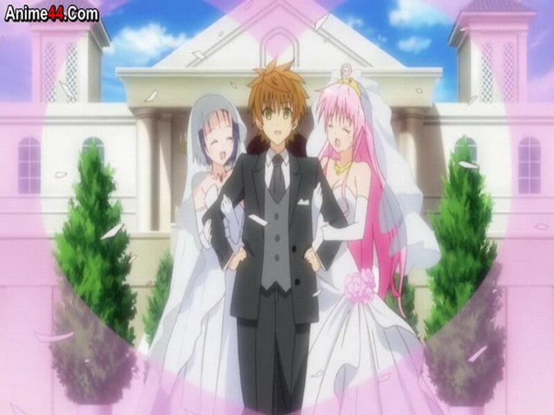 Three Characters in Wedding Attire