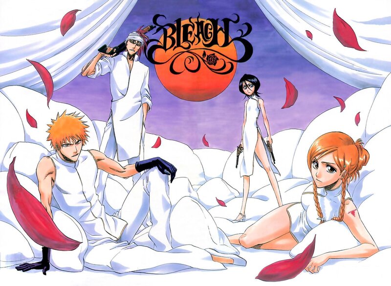 Three Characters in White