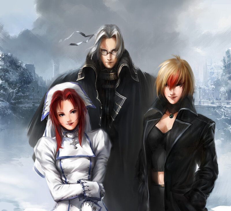 Three Characters in Winter