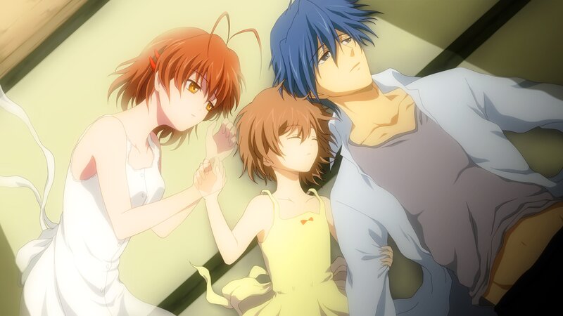 Three Characters Lying Down