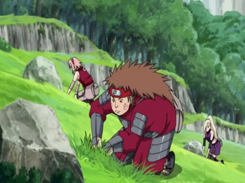 Three Characters on a Hill
