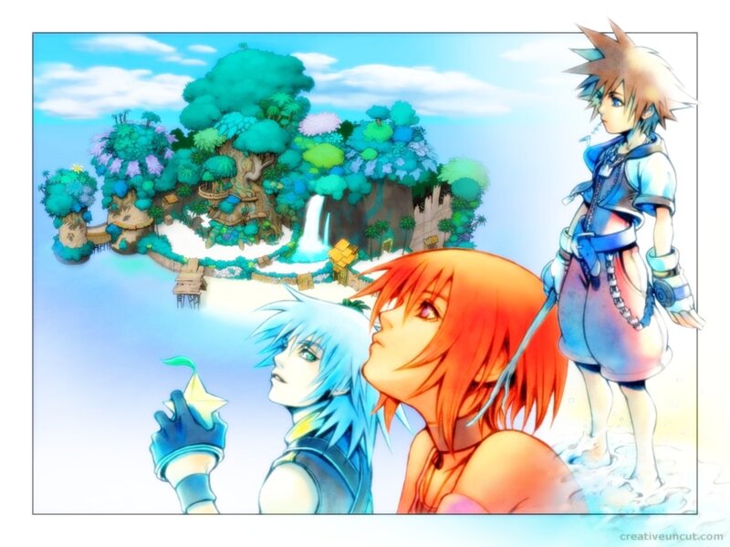 Three Characters on an Island