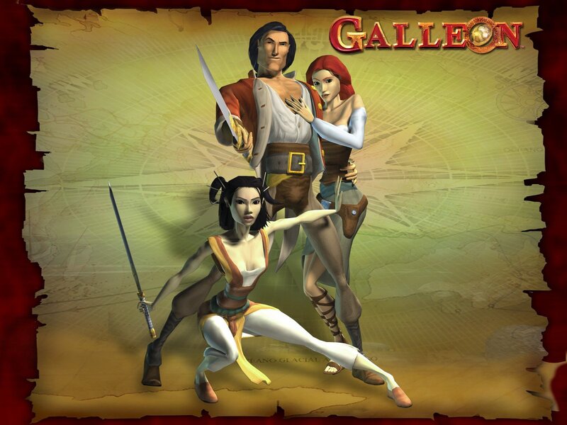 Three Characters on Map