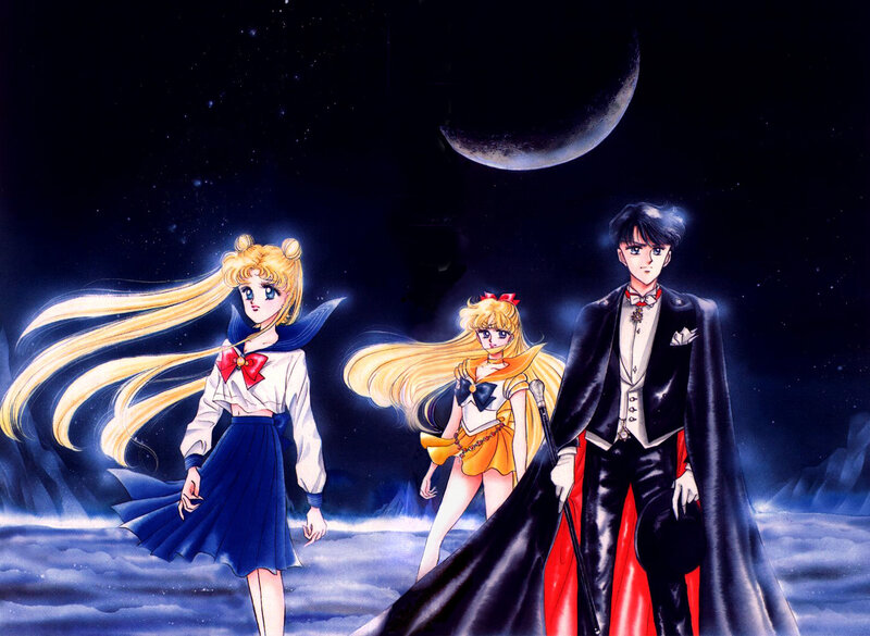 Three Characters on Moon