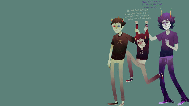 Three Characters Standing — Teal