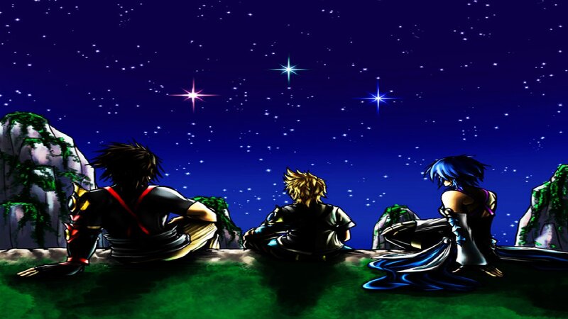 Three Characters under Stars