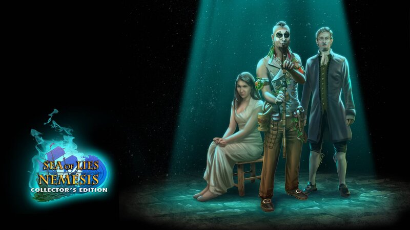 Three Characters Underwater — Teal