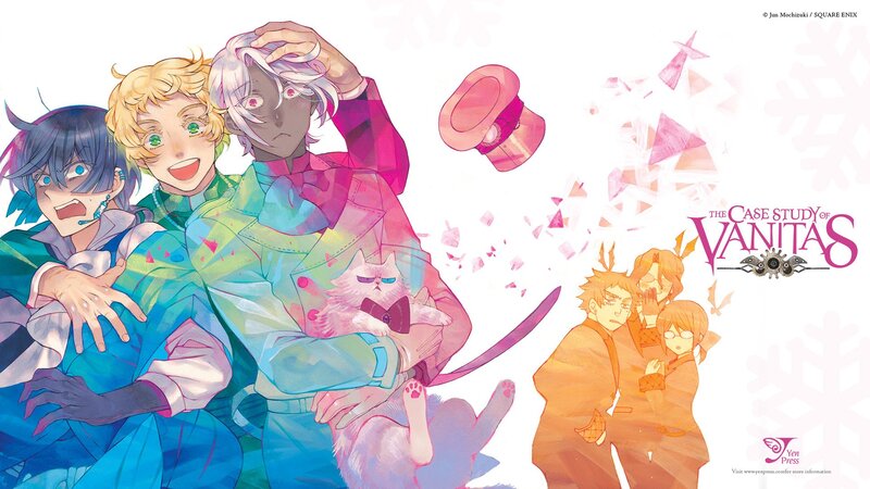 Three Characters with a Cat