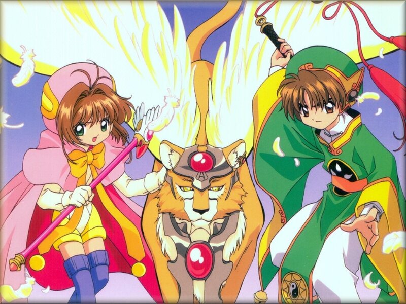 Three Characters with a Lion