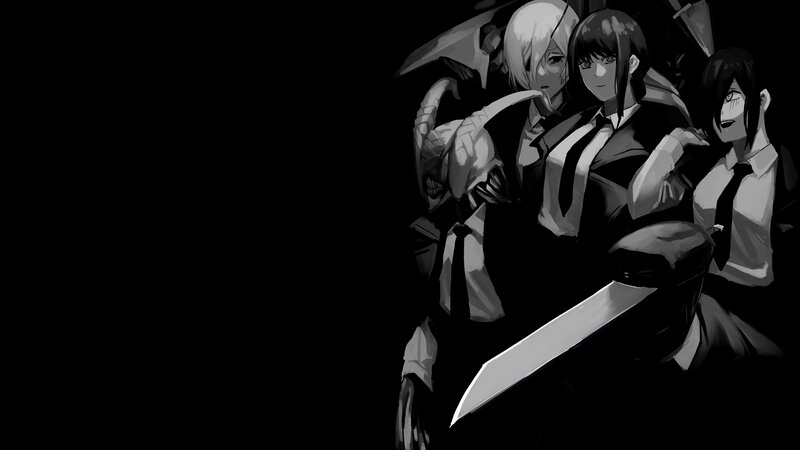 Three Characters with a Sword