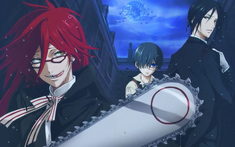 Three Characters with Chainsaw