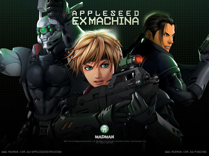 Three Characters with Weapons — Black