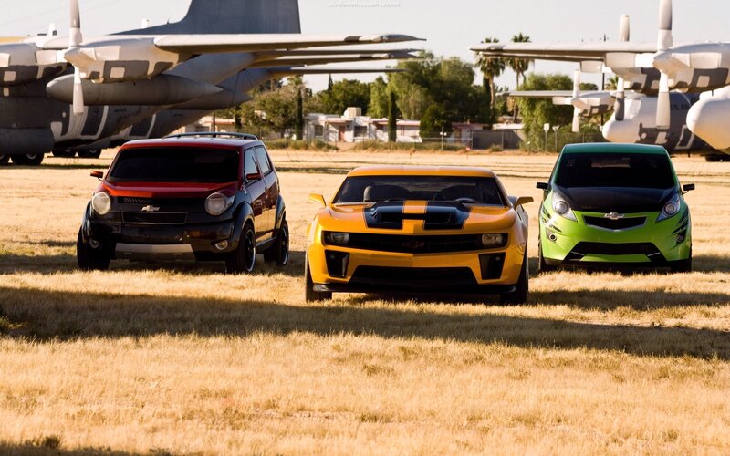 Three Chevrolet Cars