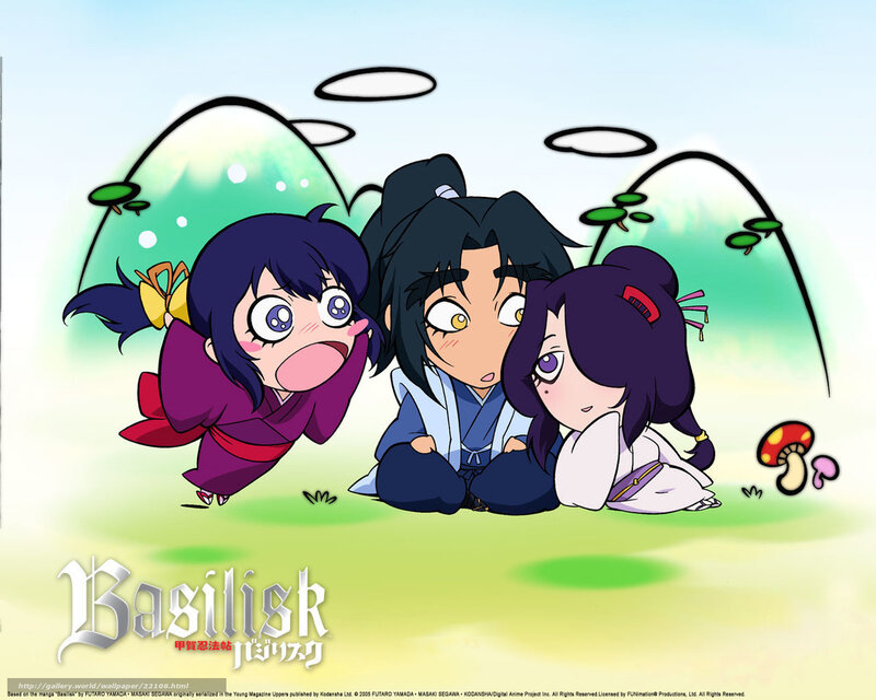 Three Chibi Characters — Green