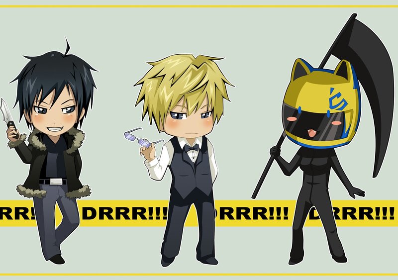 Three Chibi Characters — Yellow