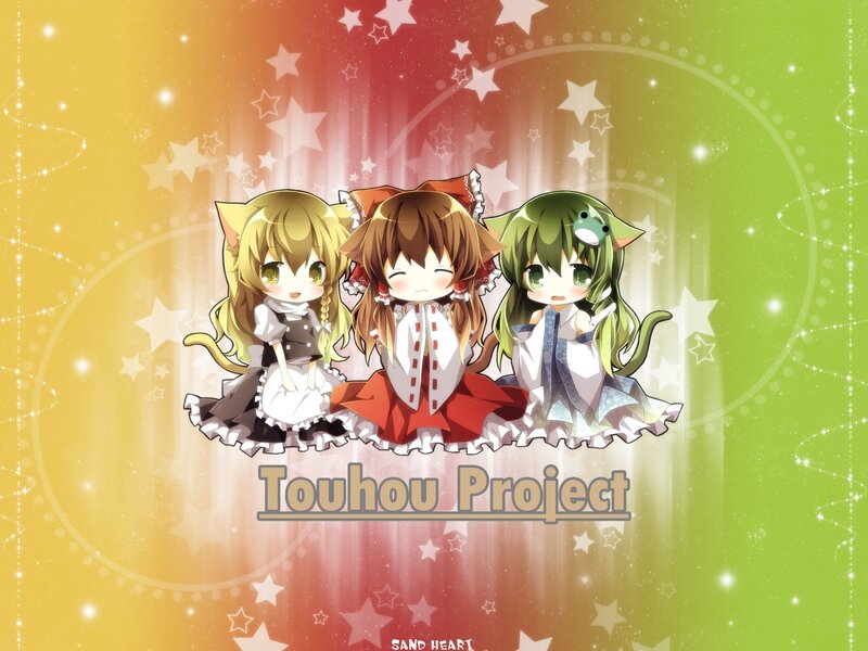 Three Chibi Girls — Yellow