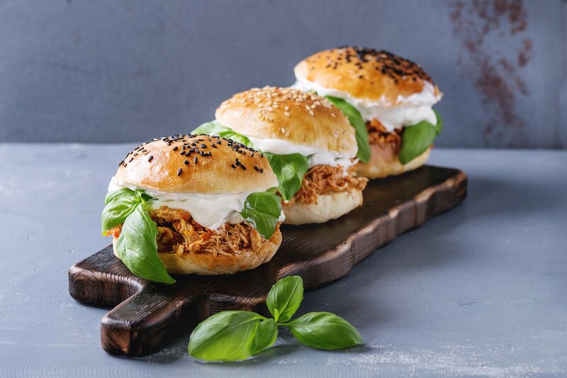 Three Chicken Sliders
