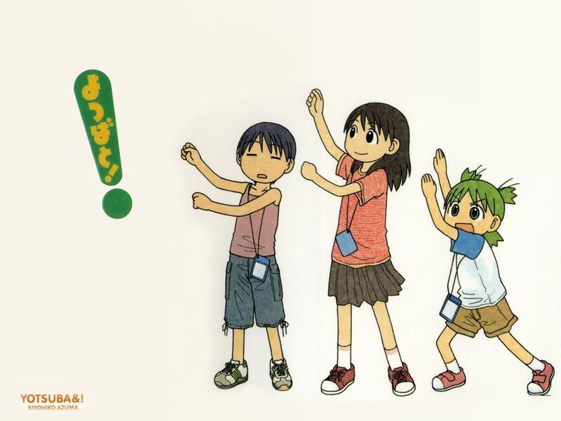 Three children dancing