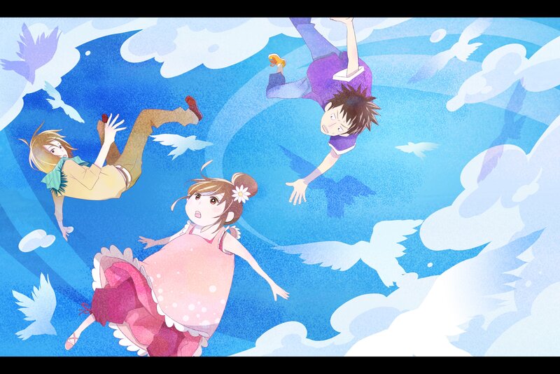 Three Children Falling