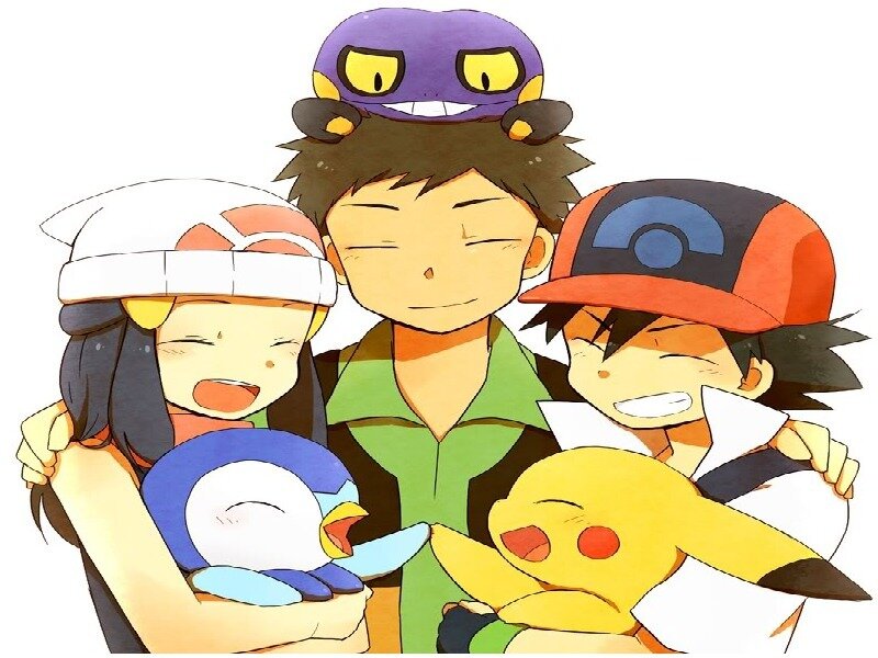 Three Children Hugging