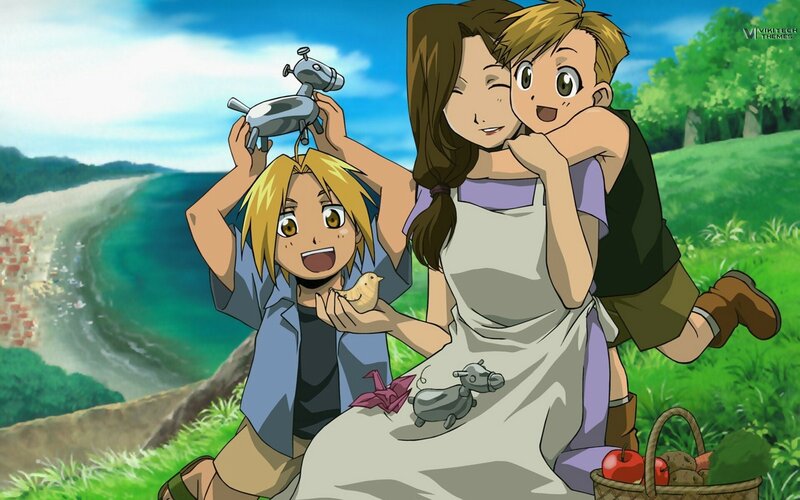 Three Children in Field