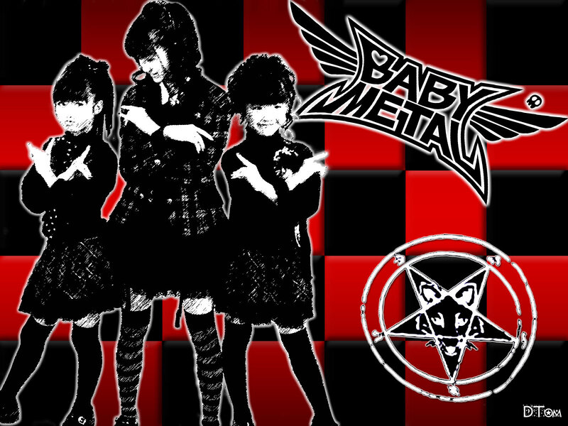 Three Children in Goth Outfits