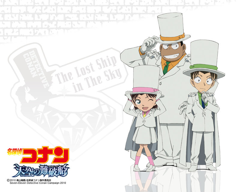 Three Children in White Suits