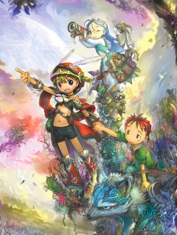 Three Children with Creatures