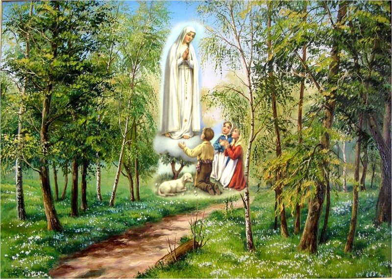 Three Children with Lamb