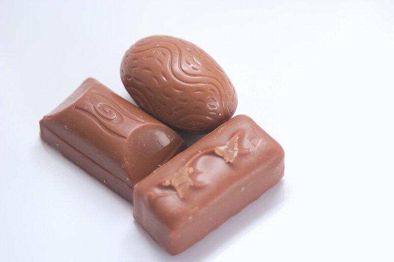 Three Chocolate Candies — Brown