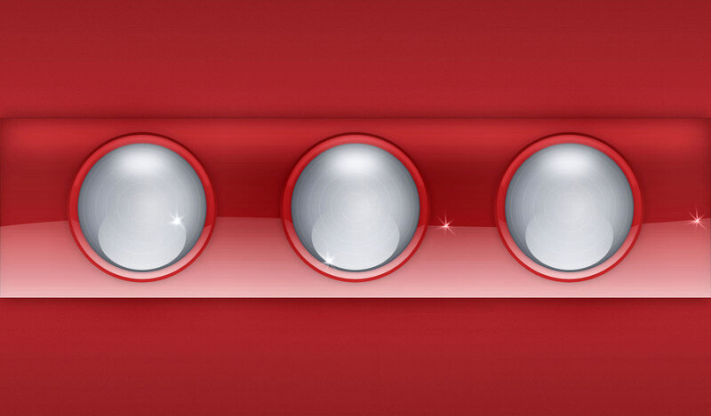 Three Circular Lights — Red