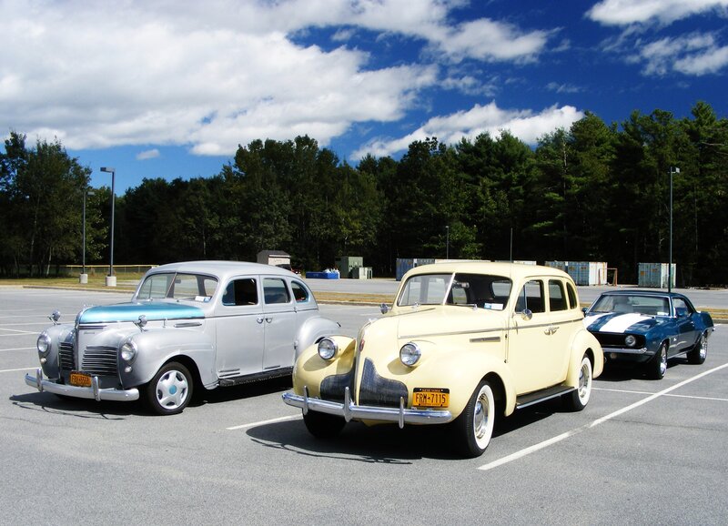 Three Classic Cars — Gray