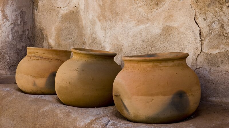 Three Clay Pots