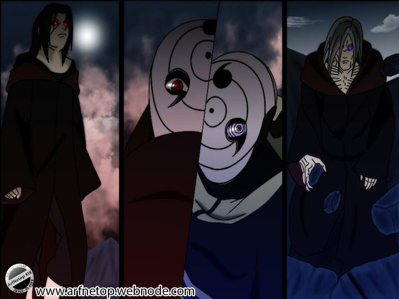 Three Cloaked Figures