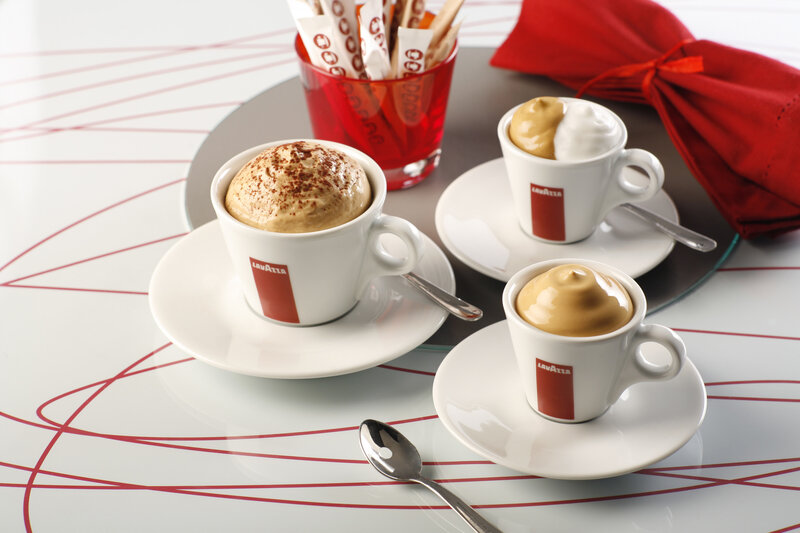 Three Coffee Cups — White