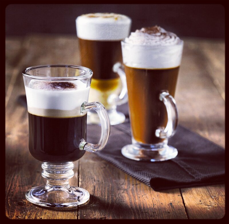 Three Coffee Drinks