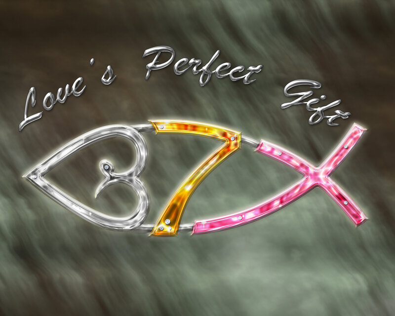 Three-colored Fish Symbol