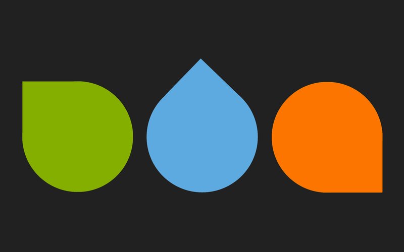 Three Colored Shapes