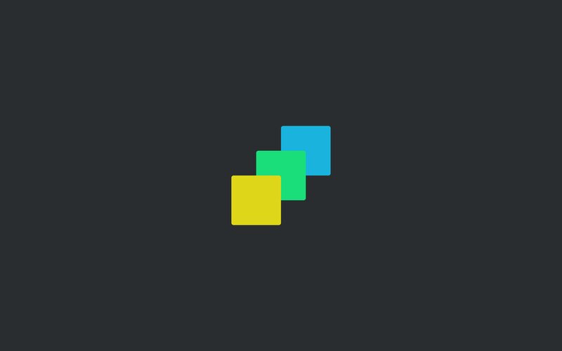 Three Colored Squares — Yellow