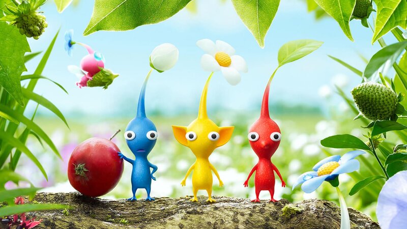Three Colorful Pikmin